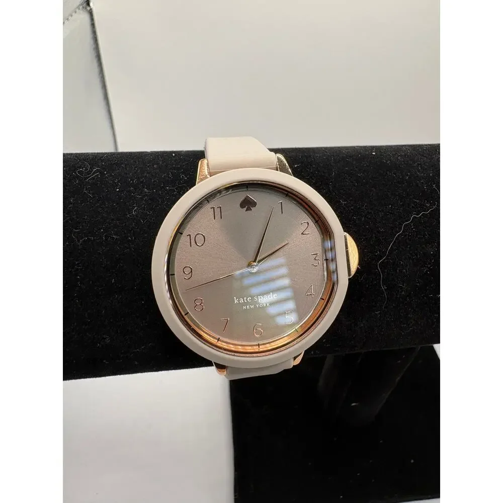 Kate Spade Ny Ksw1519 Women Watch Rose Gold Round Gray  display picture 2